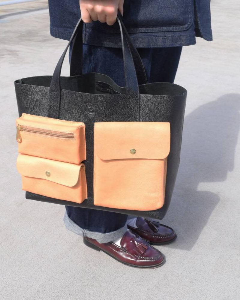 【イルビゾンテ】 ポケットコレクション トートバッグ 54242300214