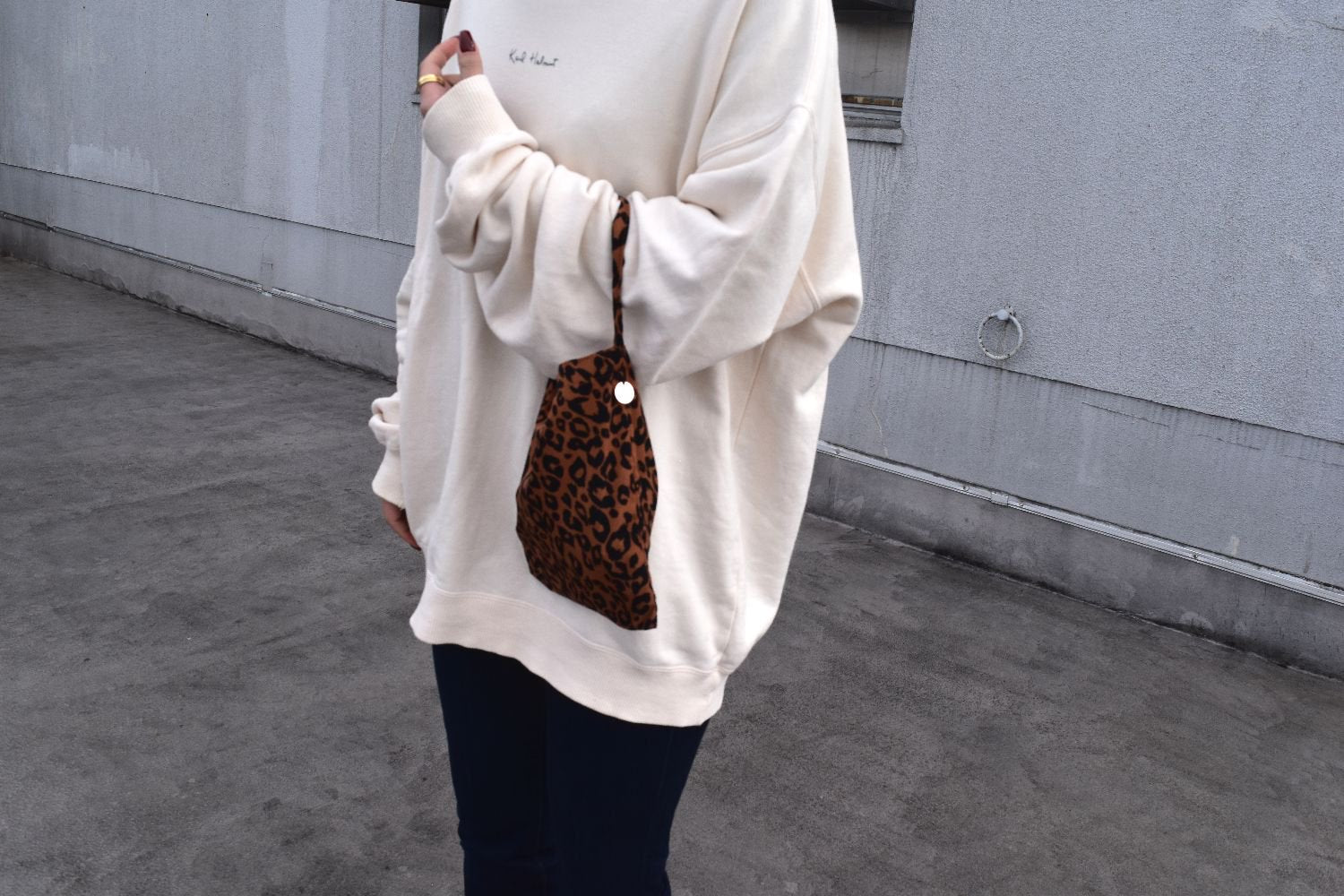 【バーンストア】GGU mini shatin leopardprint bag