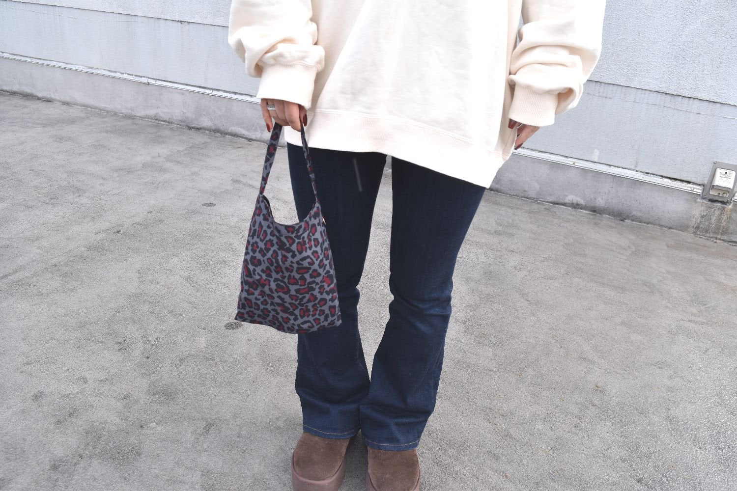 【バーンストア】GGU mini shatin leopardprint bag