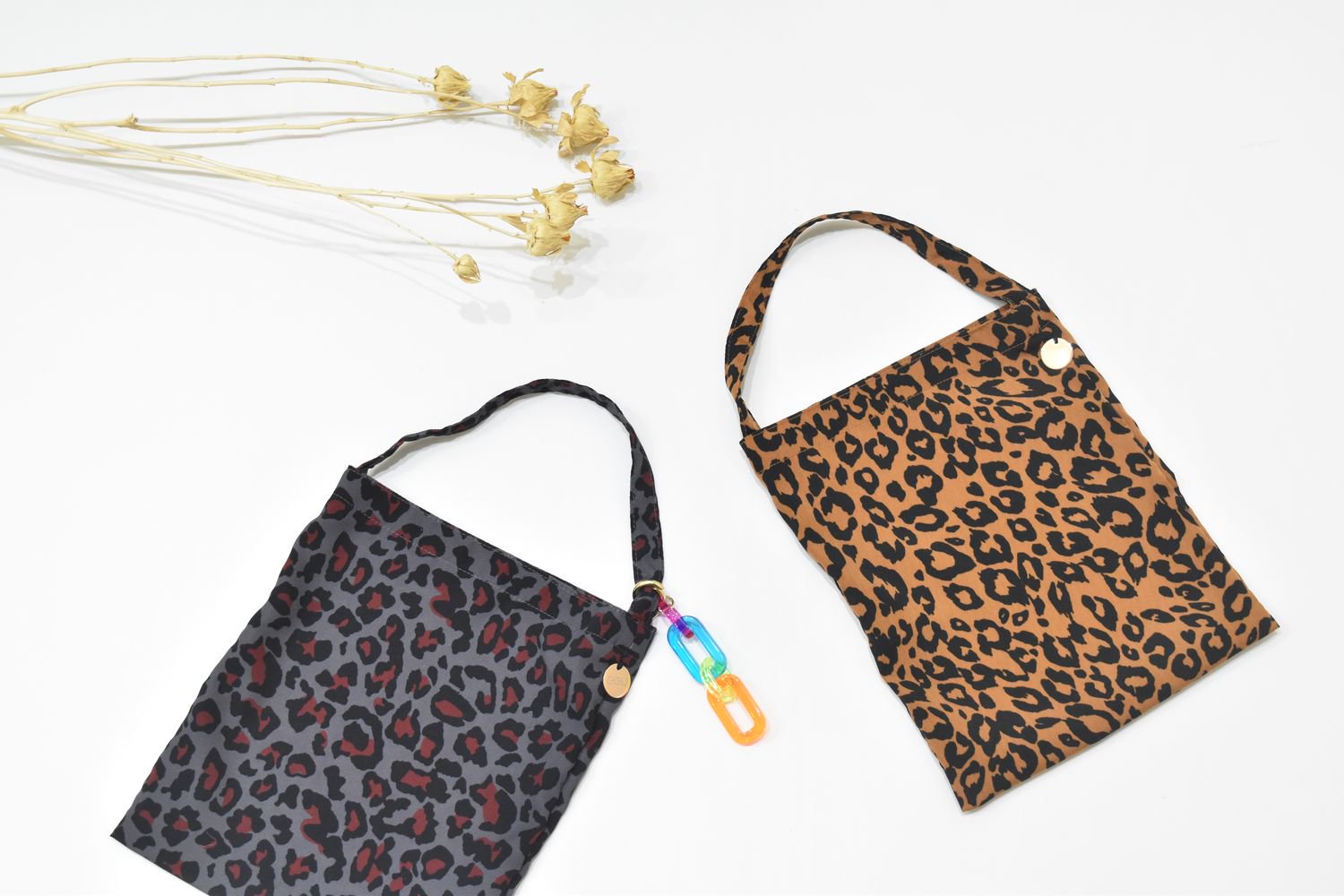 【バーンストア】GGU mini shatin leopardprint bag