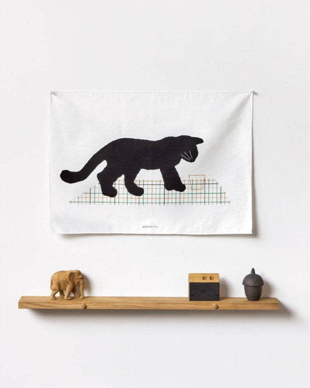 【バーンストア】WARMGREY TAIL / BLACK CAT SMALL FABRIC
