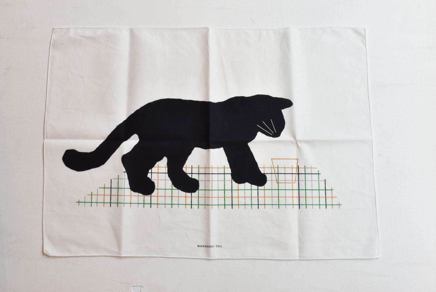 【バーンストア】WARMGREY TAIL / BLACK CAT SMALL FABRIC