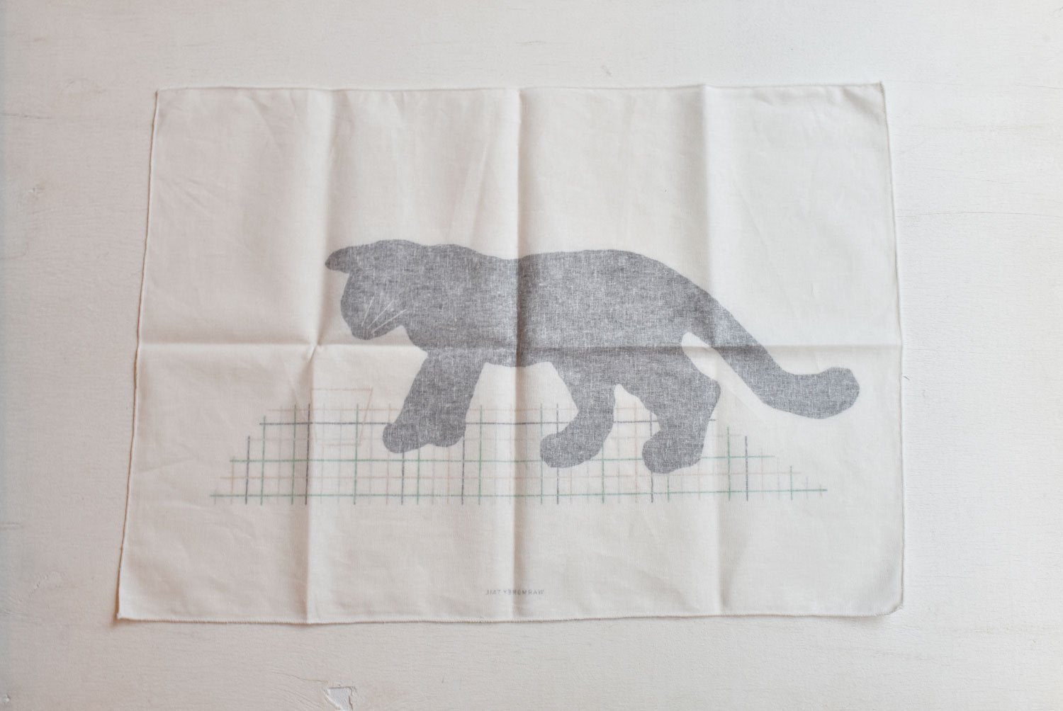 【バーンストア】WARMGREY TAIL / BLACK CAT SMALL FABRIC