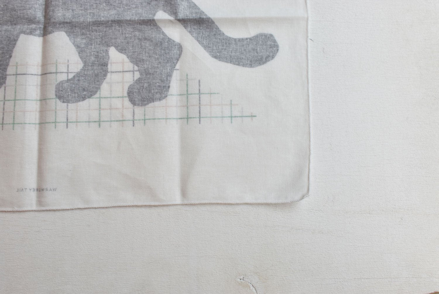 【バーンストア】WARMGREY TAIL / BLACK CAT SMALL FABRIC