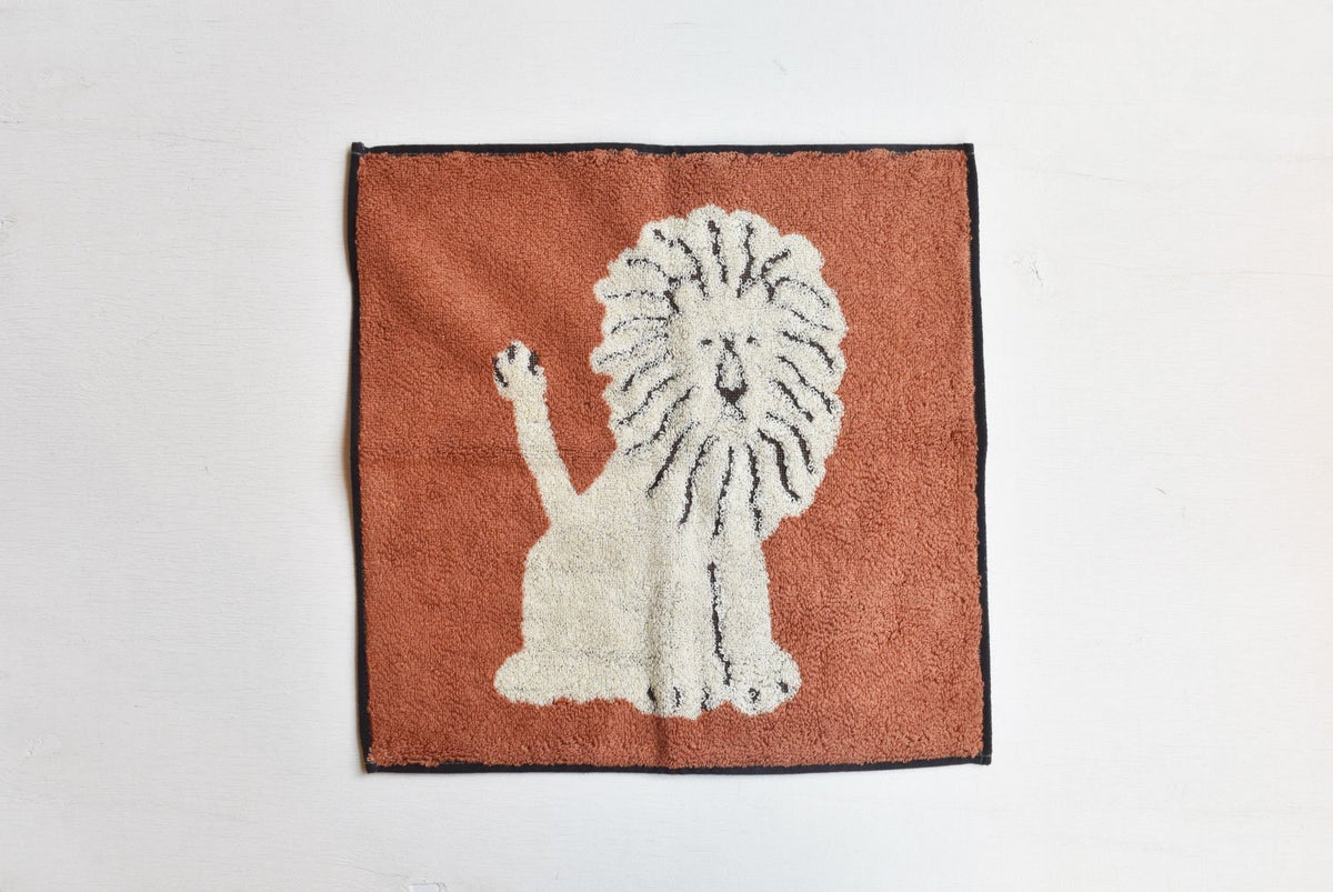 WARMGREY TAIL(ウォームグレーテール)/ LION HAND TOWEL - CREAM【バーンストア】