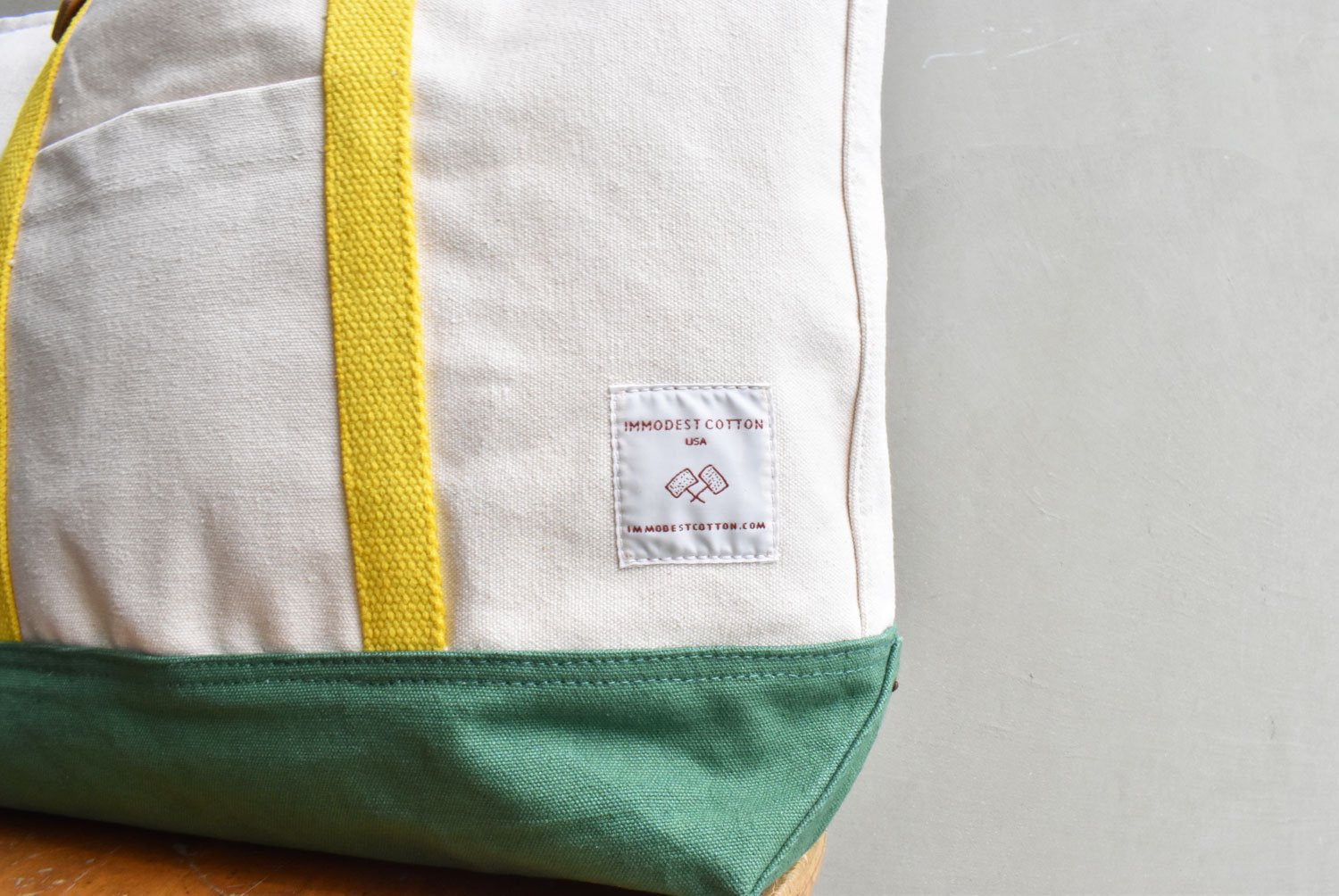 【バーンストア】IMMODEST COTTON / Small Zipper Tote