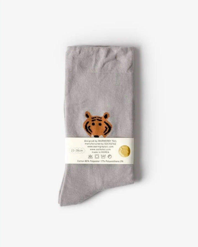 【バーンストア】WARMGREY TAIL / MEET TIGER SOCKS