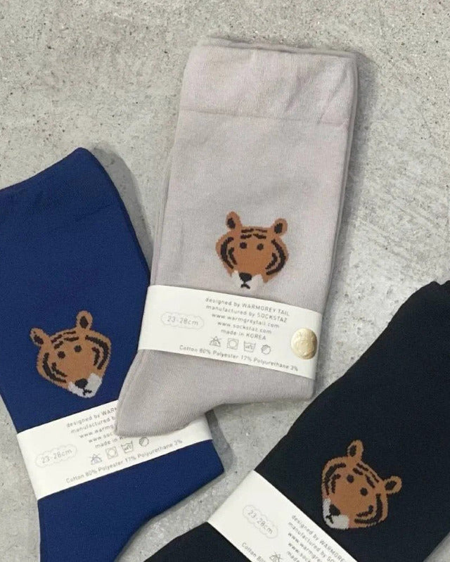 【バーンストア】WARMGREY TAIL / MEET TIGER SOCKS