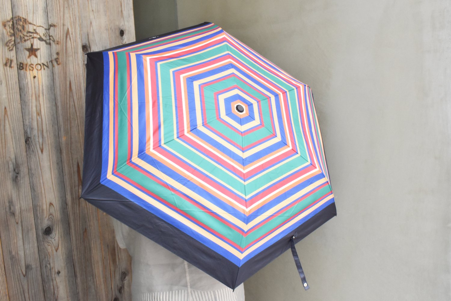 【イルビゾンテ】折りたたみ傘(晴雨兼用) 54242309185