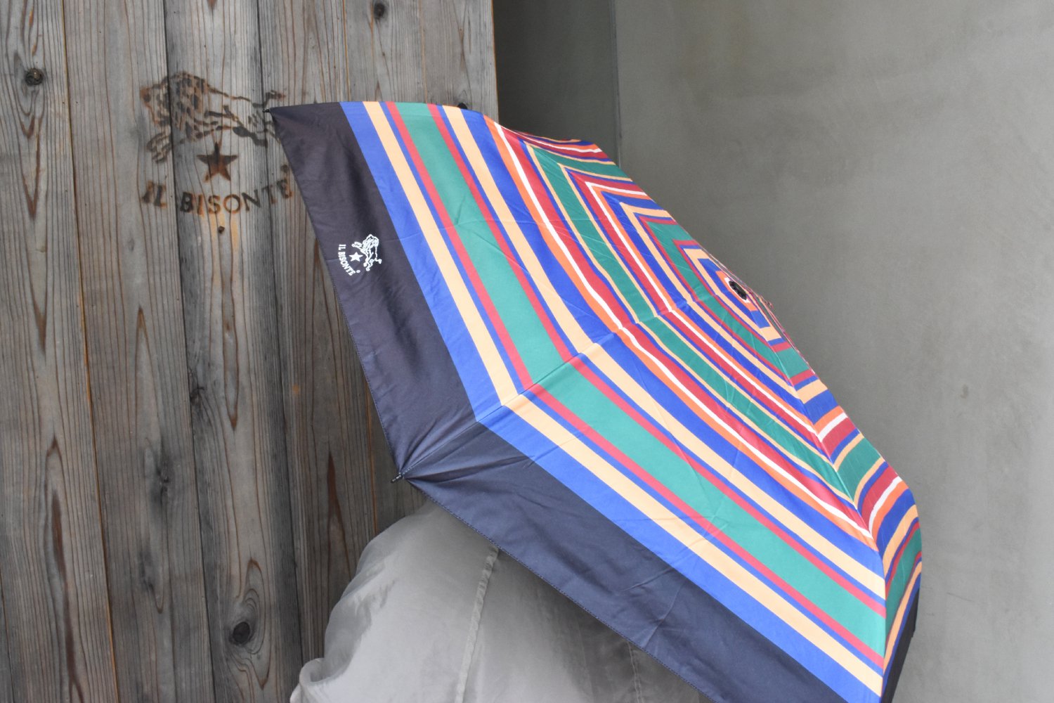 【イルビゾンテ】折りたたみ傘(晴雨兼用) 54242309185