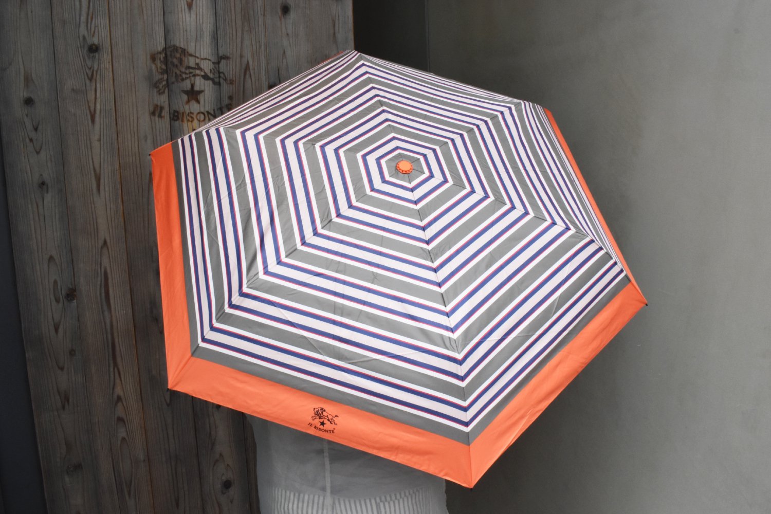 【イルビゾンテ】折りたたみ傘(晴雨兼用) 54242309185