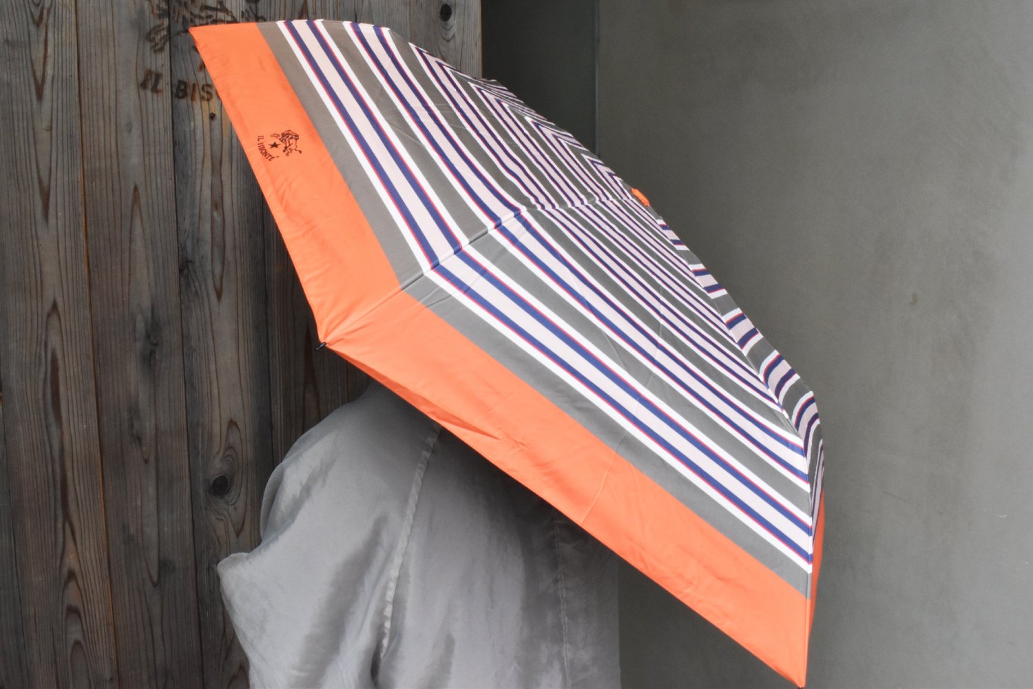 【イルビゾンテ】折りたたみ傘(晴雨兼用) 54242309185