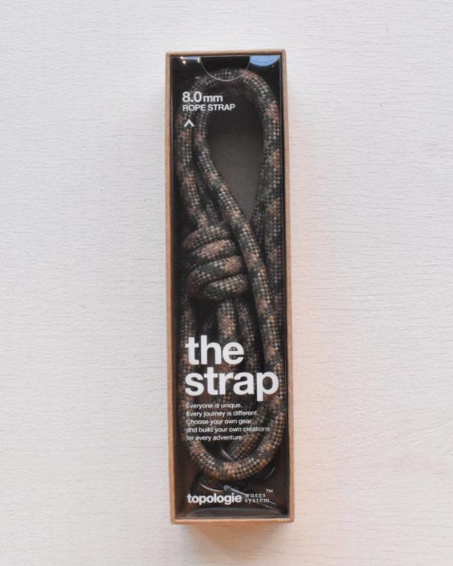 topologie / 8.0mm Rope 【ストラップ単体】(Brown Camouflage)