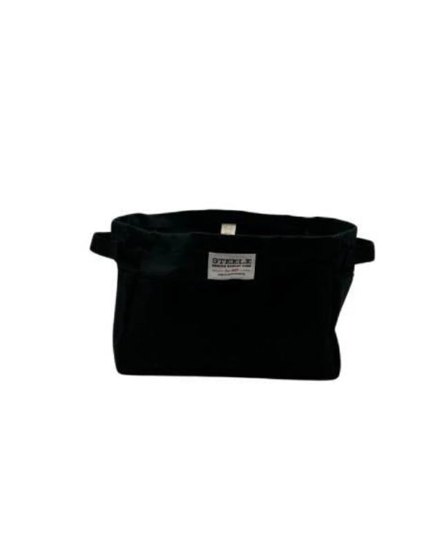 STEELE CANVAS BASKET(スチールキャンバスバスケット) /Black Small Canvas Storage Bin【バーンストア】