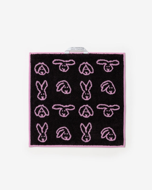【バーンストア】WARMGREY TAIL / BUNNY BUNNY HAND TOWEL - PINK