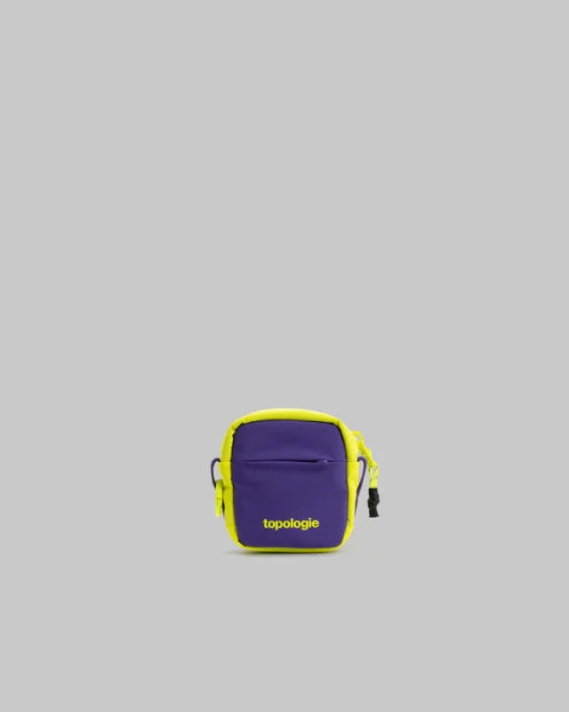 topologie / Mini Tinbox【バッグ単体】 Purple / Neon Yellow Papery