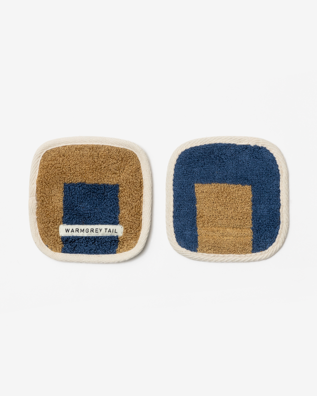 【バーンストア】WARMGREY TAIL / BUILDING TOWEL COASTER - MIDNIGHT