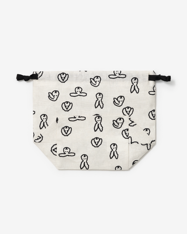 【バーンストア】WARMGREY TAIL / BUNNY BUNNY STRING POUCH - IVORY