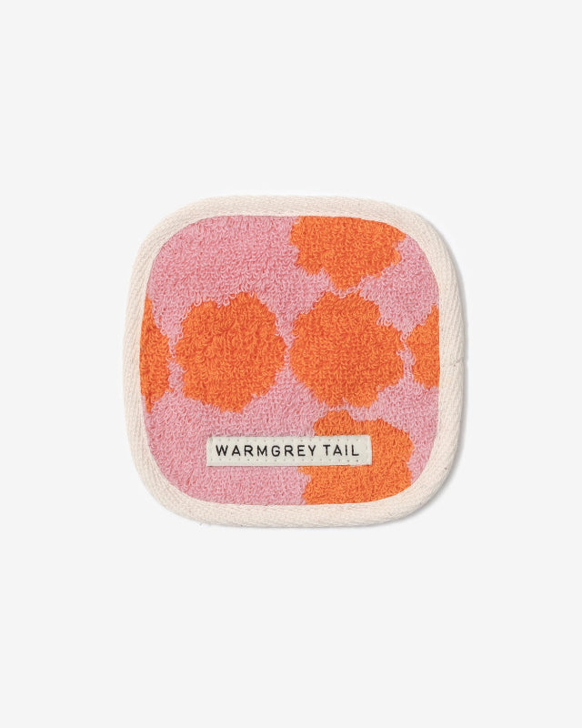 【バーンストア】WARMGREY TAIL / BLOSSOM TOWEL COASTER - PINK