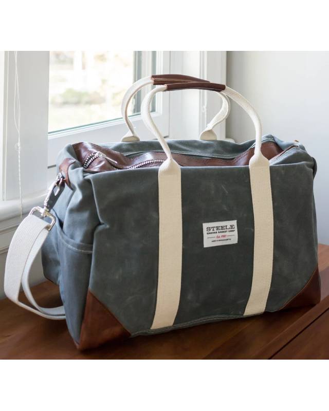 STEELE CANVAS BASKET(スチールキャンバスバスケット) / Weekender Bags -Waxed Briquette- 【バーンストア】