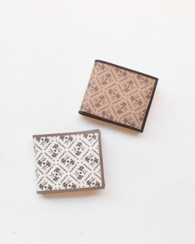 【イルビゾンテ】モノグラム プリント レザー ウォレット 54262305428