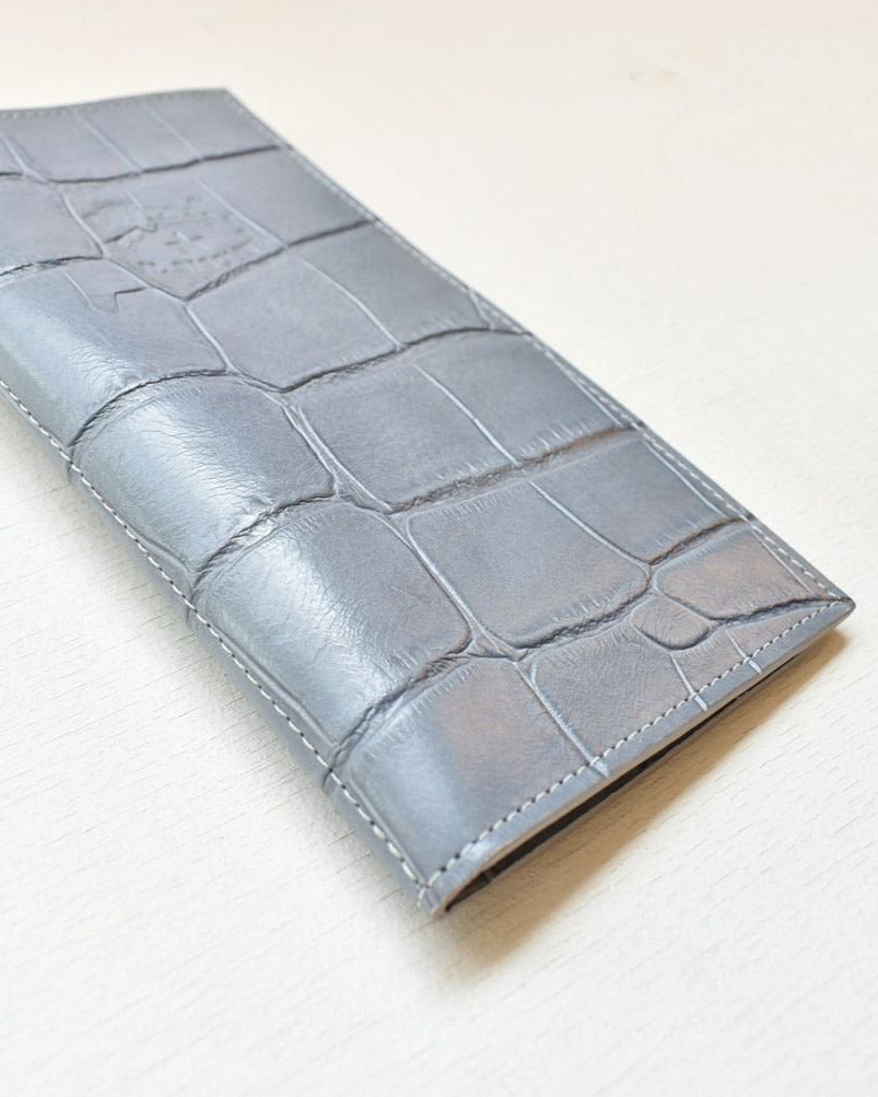 【イルビゾンテ】クロコエンボスドレザー ロングウォレット 5402306040