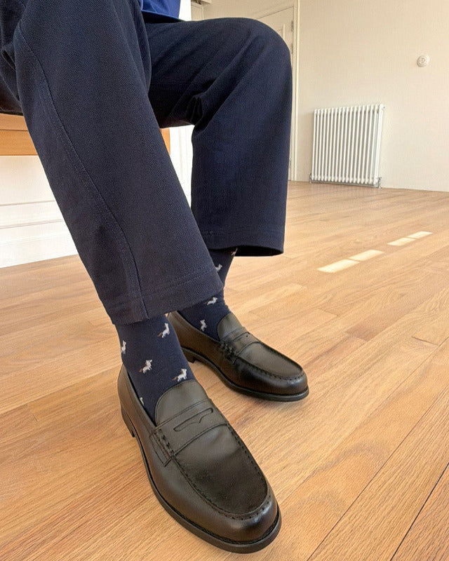 【バーンストア】Bonjour March / horse socks - men