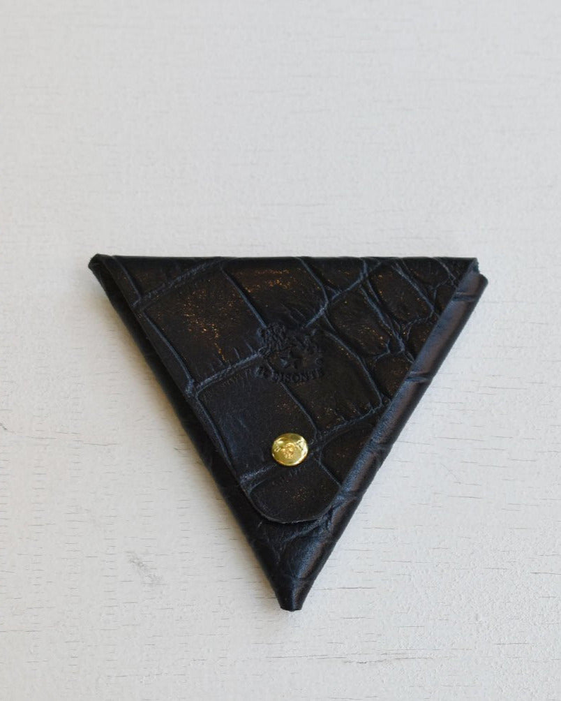 【イルビゾンテ】クロコエンボスドレザー コインパース 5402305041
