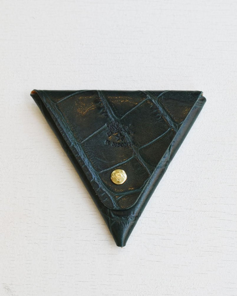 【イルビゾンテ】クロコエンボスドレザー コインパース 5402305041