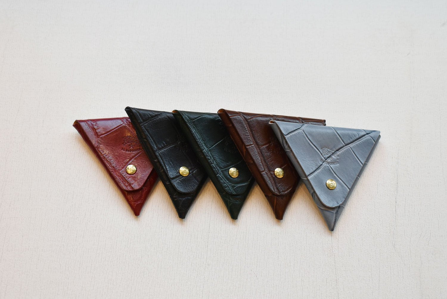 【イルビゾンテ】クロコエンボスドレザー コインパース 5402305041