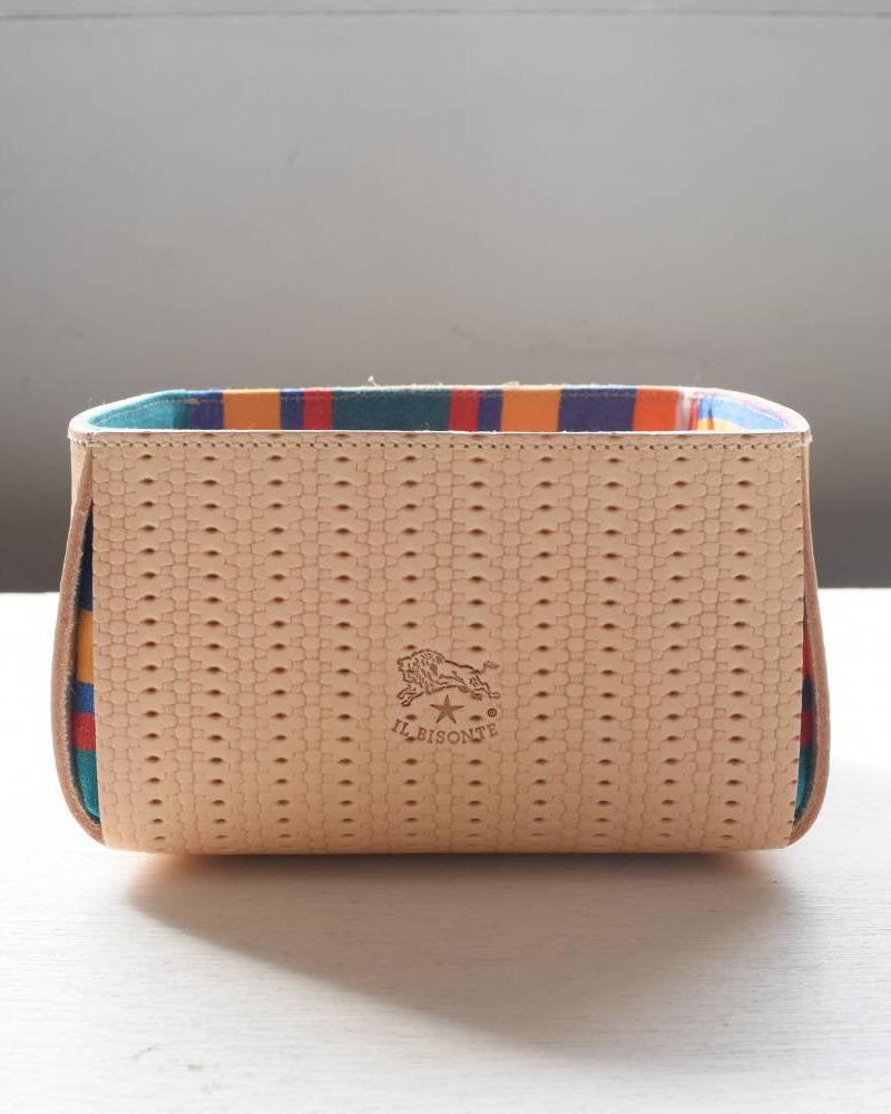 【イルビゾンテ】レザーカゴ 5492310198