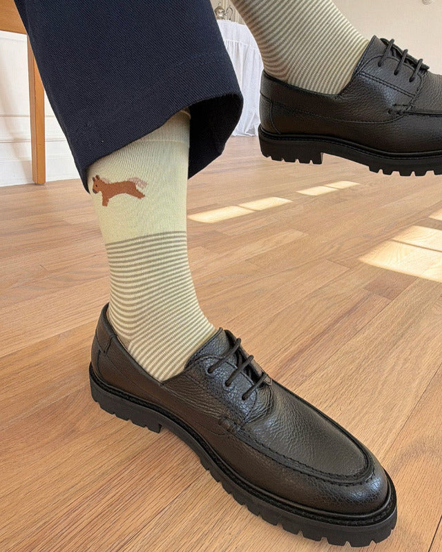 【バーンストア】Bonjour March / pony socks - men