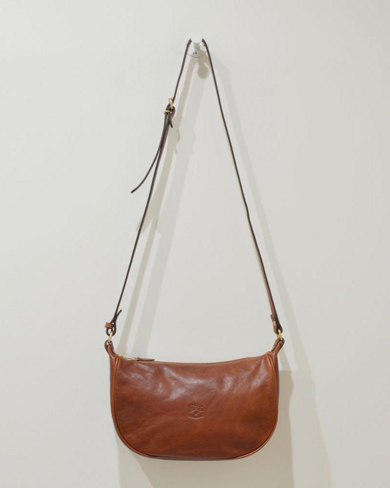 【イルビゾンテ】ヴィンテージ レザークロスボディバッグ 5412307310