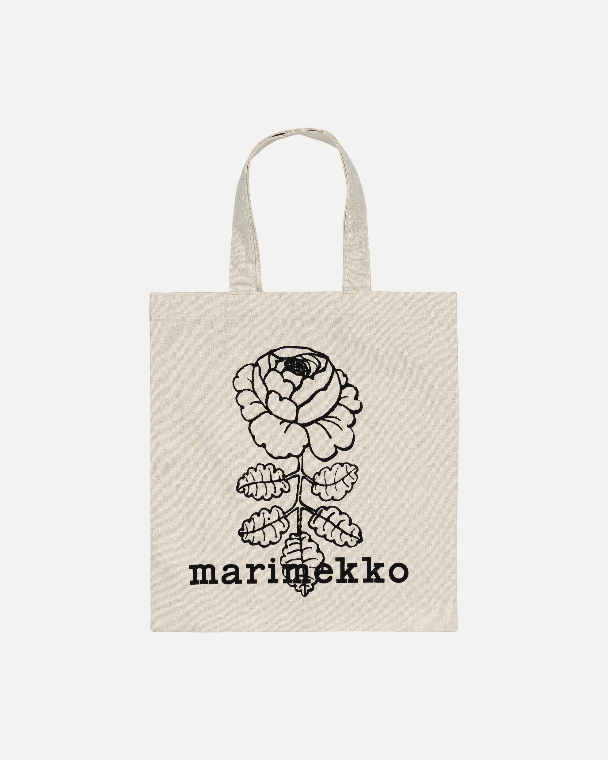 【マリメッコ】Kioski Vankka Vihkiruusu Placementトートバッグ 52253694179