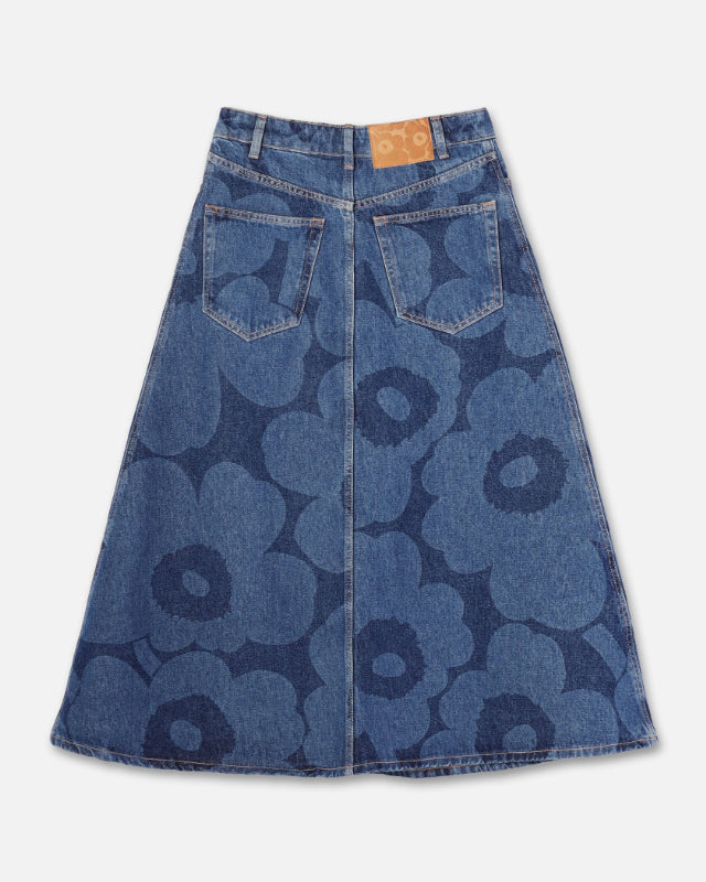 【マリメッコ】Maridenim Suoritus Unikko スカート 52259193887