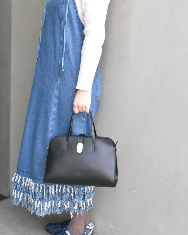 【イルビゾンテ】スムースレザー ハンドバッグ 54262300613