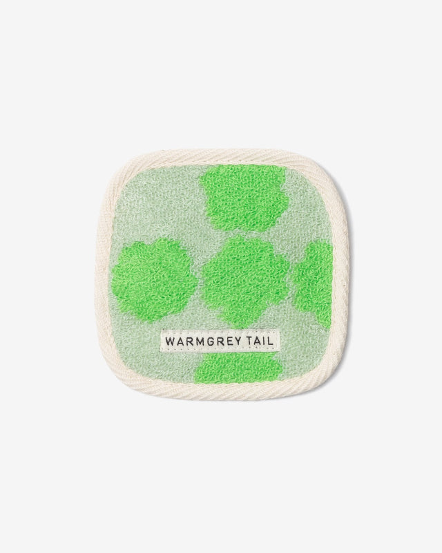 【バーンストア】WARMGREY TAIL / BLOSSOM TOWEL COASTER - GREEN