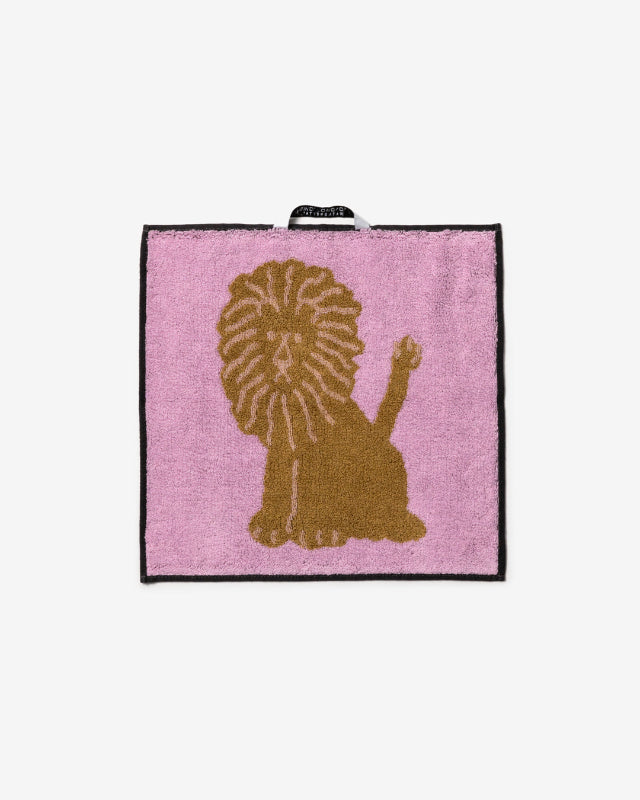 WARMGREY TAIL(ウォームグレーテール)/ LION HAND TOWEL - CORAL【バーンストア】
