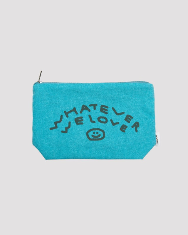 【バーンストア】ooowl / PIGMENT POUCH WE LOVE TEAL BLUE