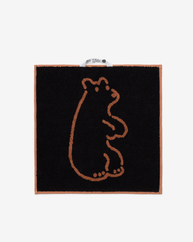 【バーンストア】WARMGREY TAIL / HUGGY BEAR HAND TOWEL - BRICK