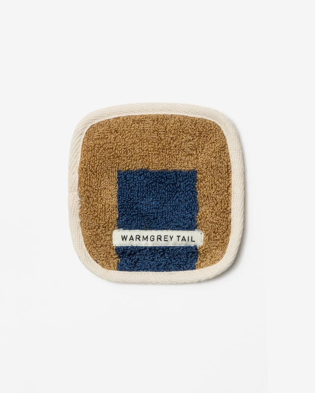 【バーンストア】WARMGREY TAIL / BUILDING TOWEL COASTER - MIDNIGHT