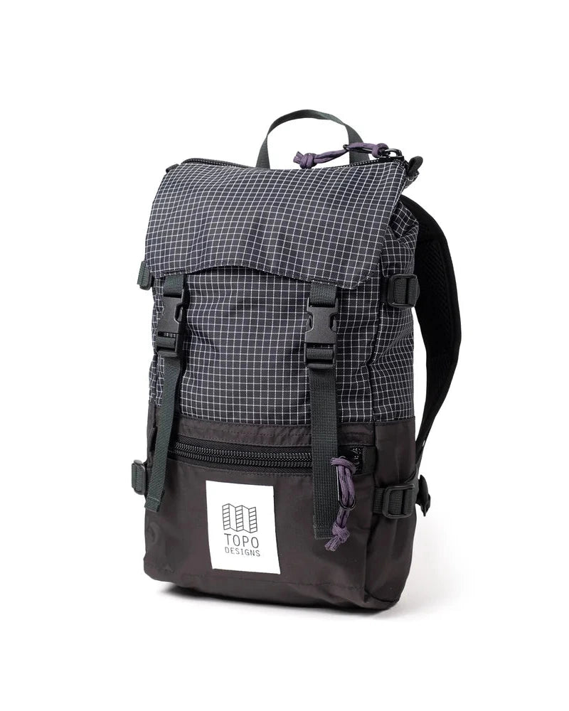 TOPO DESIGNS (トポデザイン)/ ROVER PACK MINI ‐ Black/Grid 【バーンストア】