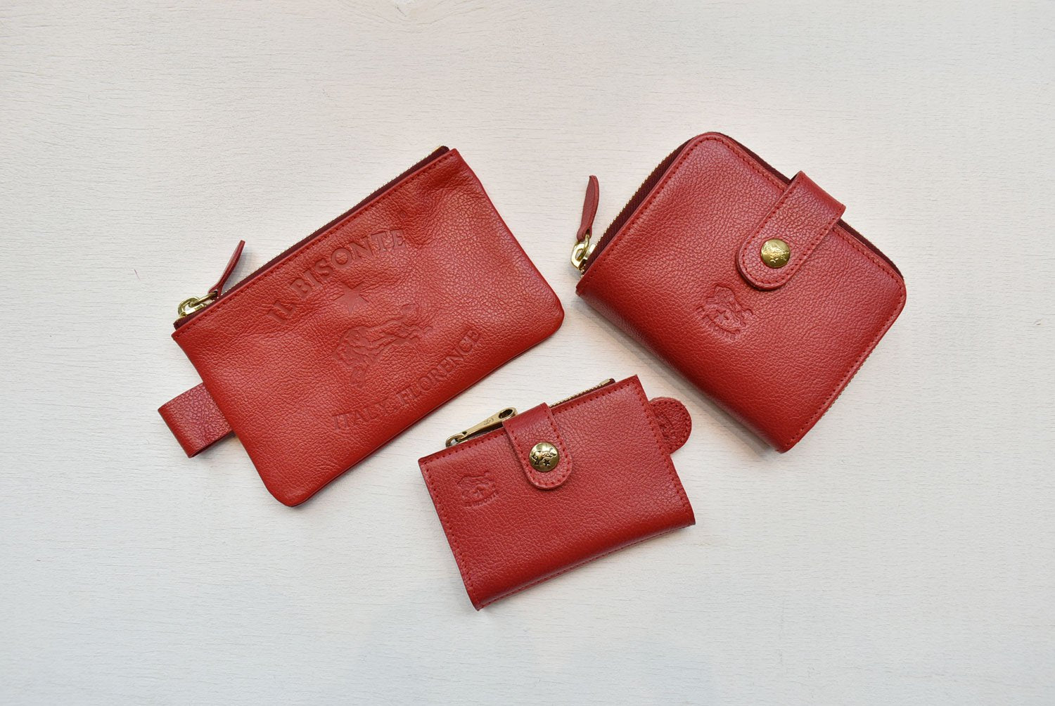 【イルビゾンテ】レザーポーチ 54162304295