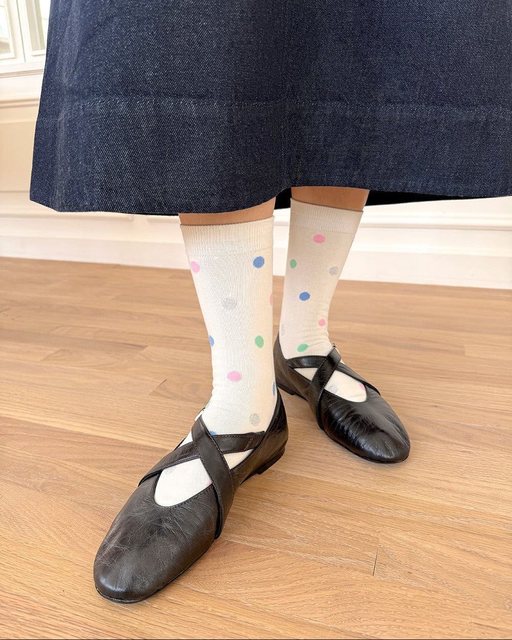 【バーンストア】Bonjour March / Bead ice cream socks