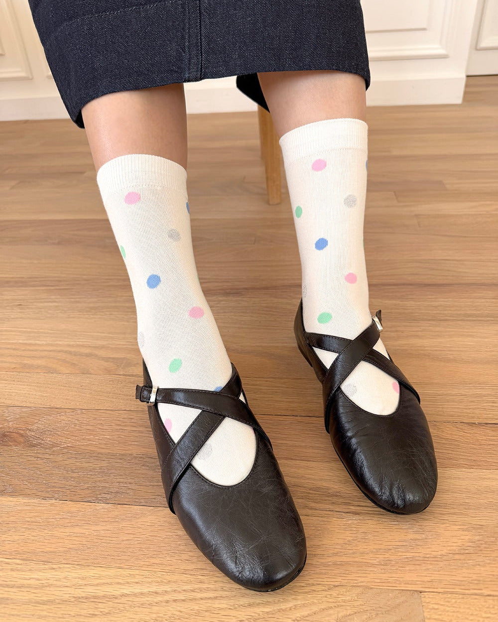 【バーンストア】Bonjour March / Bead ice cream socks