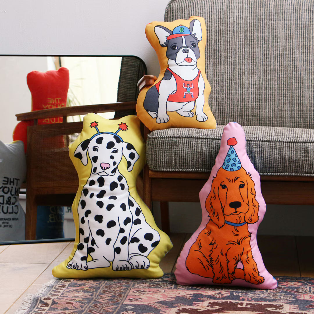 MIDORI KOMATSU(ミドリコマツ)/The Enjoy C&D Club Cushion:エンジョイ C&D クラブ クッション ドッグ【サラダボゥル】