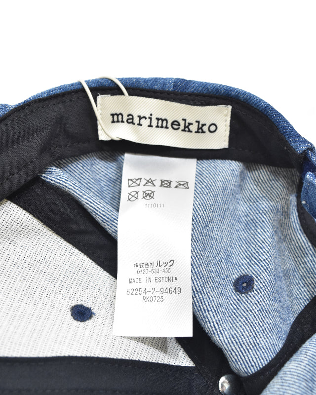 【マリメッコ】Kioski Sakeisto Unikko キャップ 52254294649