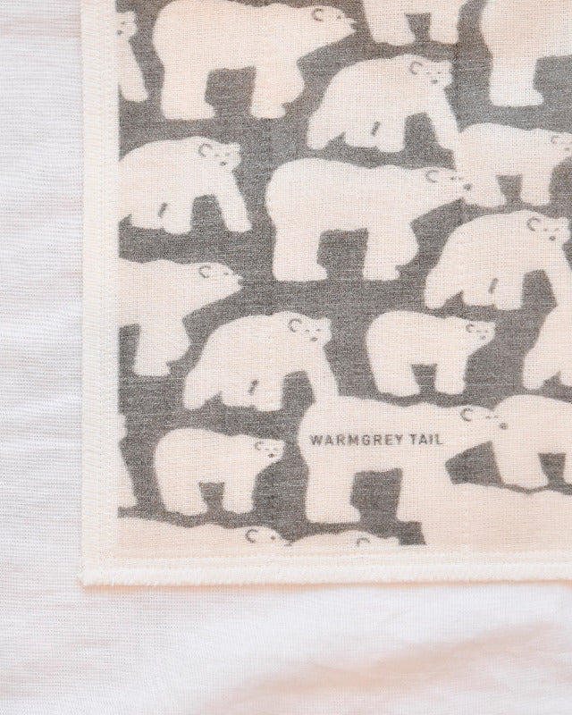 WARMGREY TAIL(ウォームグレーテール)/ POLAR BEARS DISH CLOTH【バーンストア】