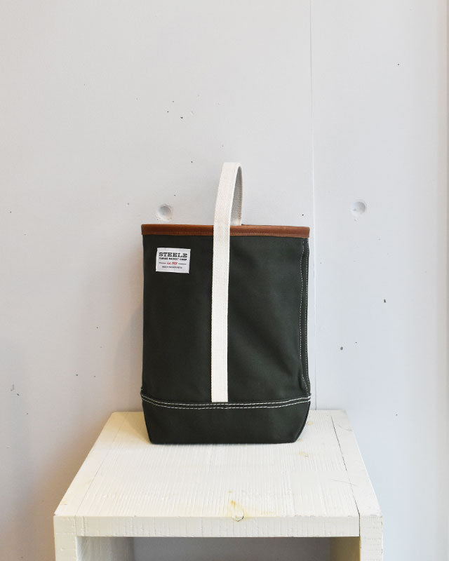 STEELE CANVAS BASKET(スチールキャンバスバスケット) / Wine Tote-Olive【バーンストア】