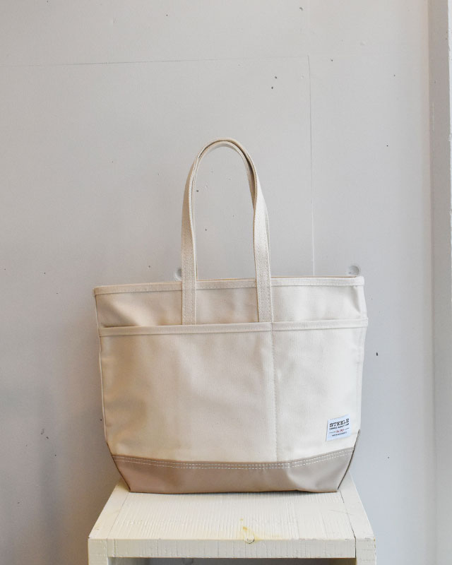 STEELE CANVAS BASKET(スチールキャンバスバスケット) / Everyday Zip Top Tote - Natural Canvas【バーンストア】